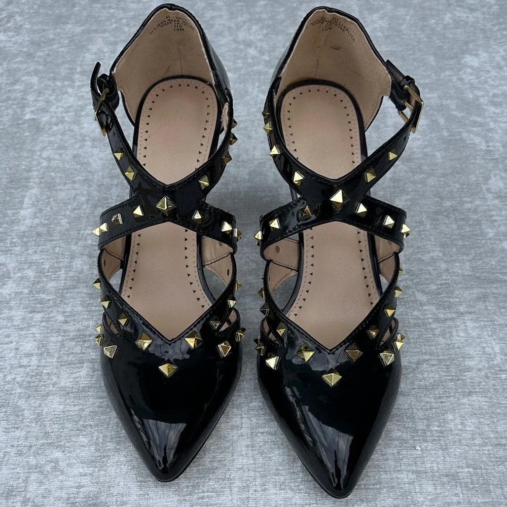 Adrienne Vittadini black faux